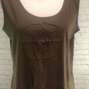 COLINE Green Tank Top